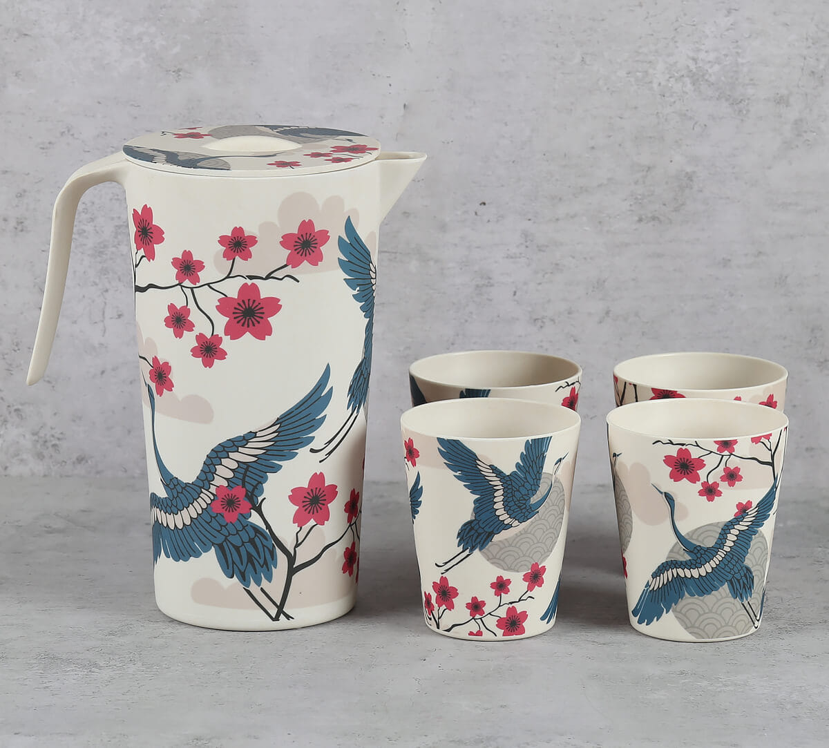 Aerial Moments Bamboo Jug Set