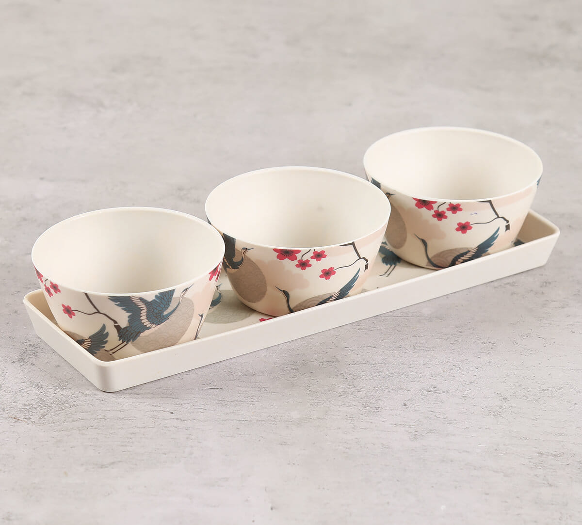 Aerial Moments Bowls and Tray Set