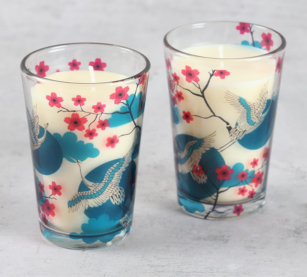 Aerial Moments Conical Candle Votive Set of 2