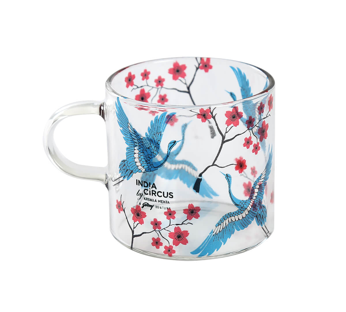 Aerial Moments Glass Espresso Mug Set of 4