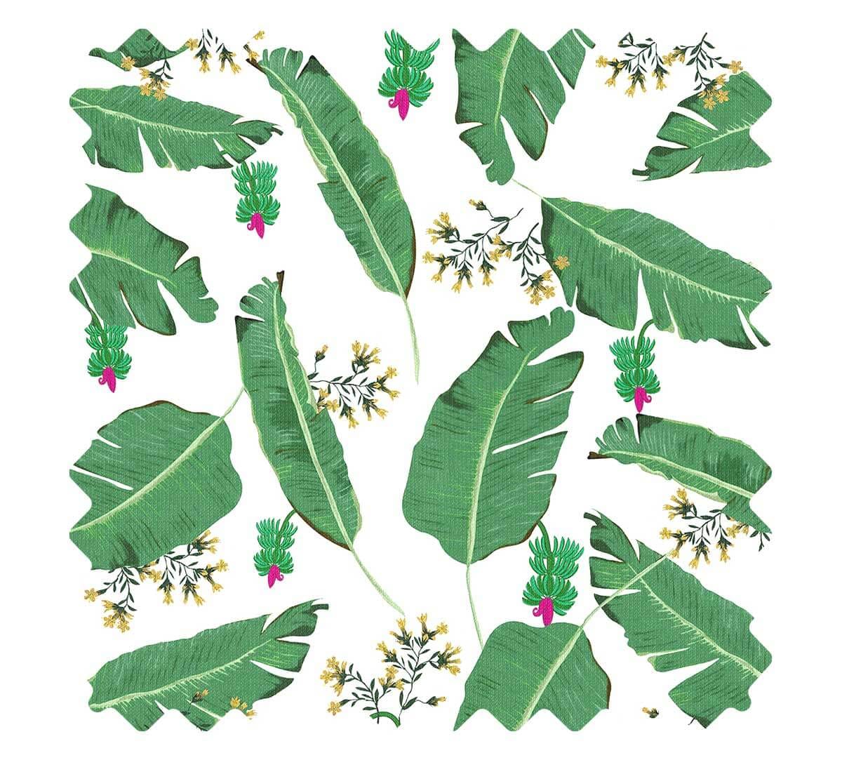 Banana Leaves Fabric