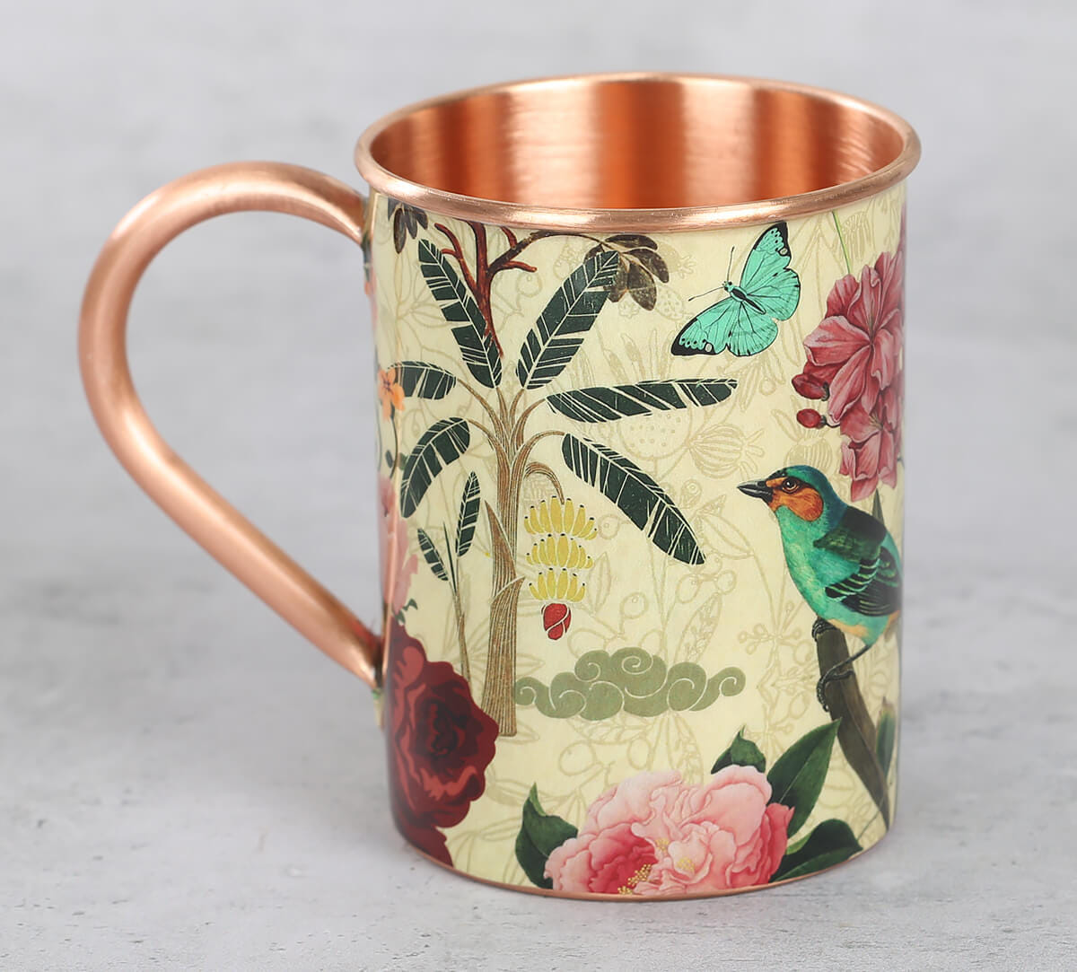 Bird Land Copper Mug