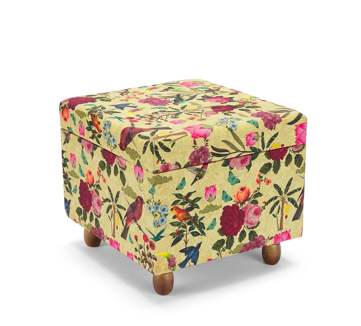 Bird Land Storage Pouffe