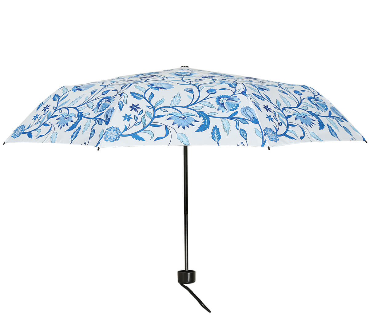 Blaue Blume 3 Fold Umbrella