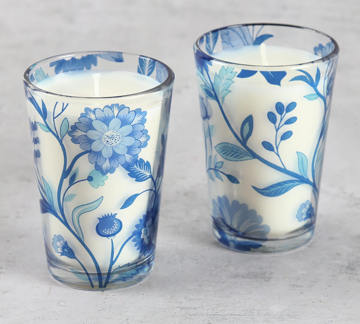Blaue Blume Conical Candle Votive Set of 2