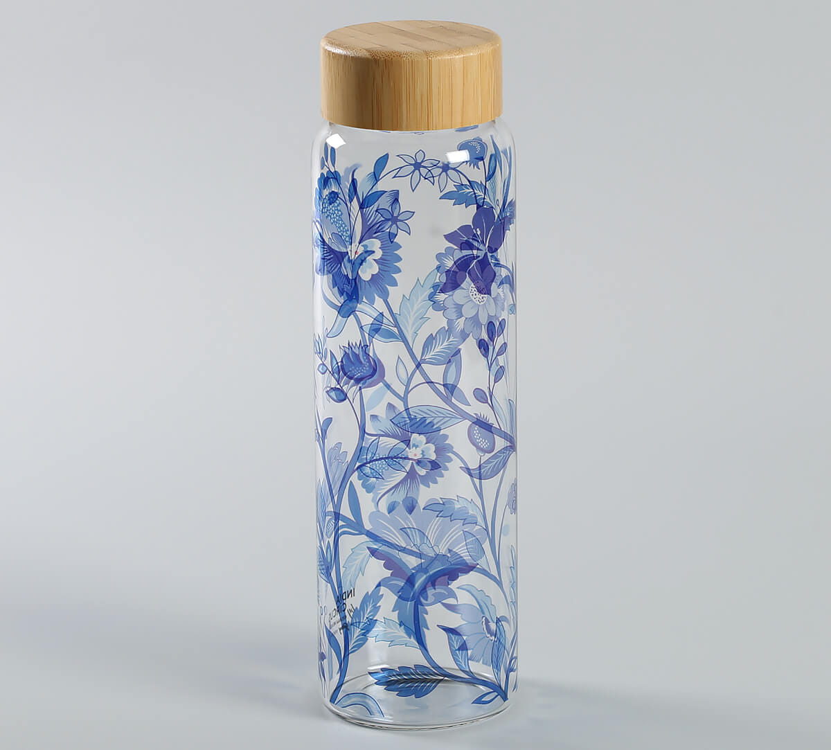 Blaue Blume Glass Bottle