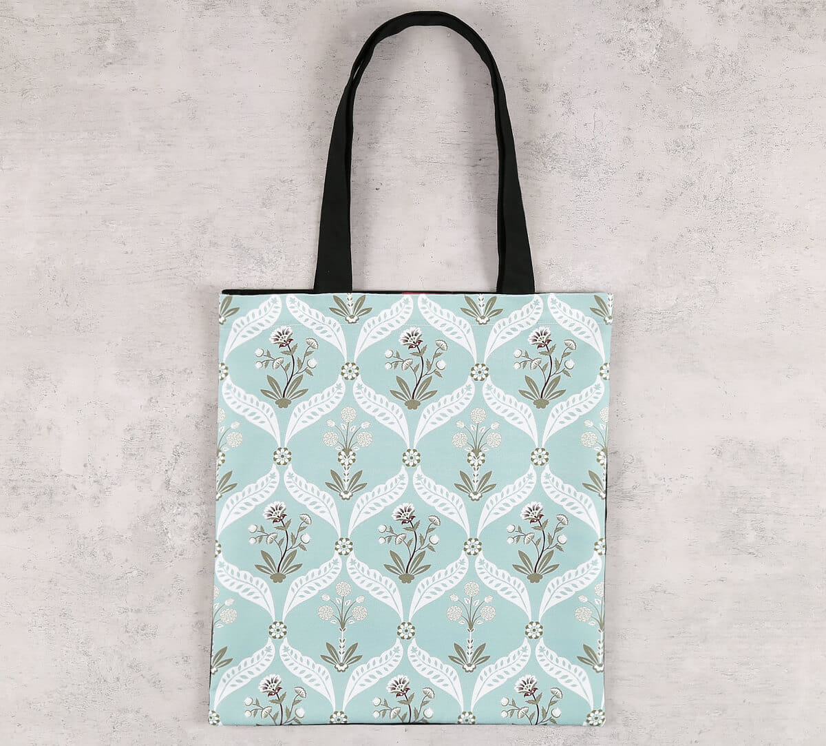 Blooming Dahlia Jhola Bag