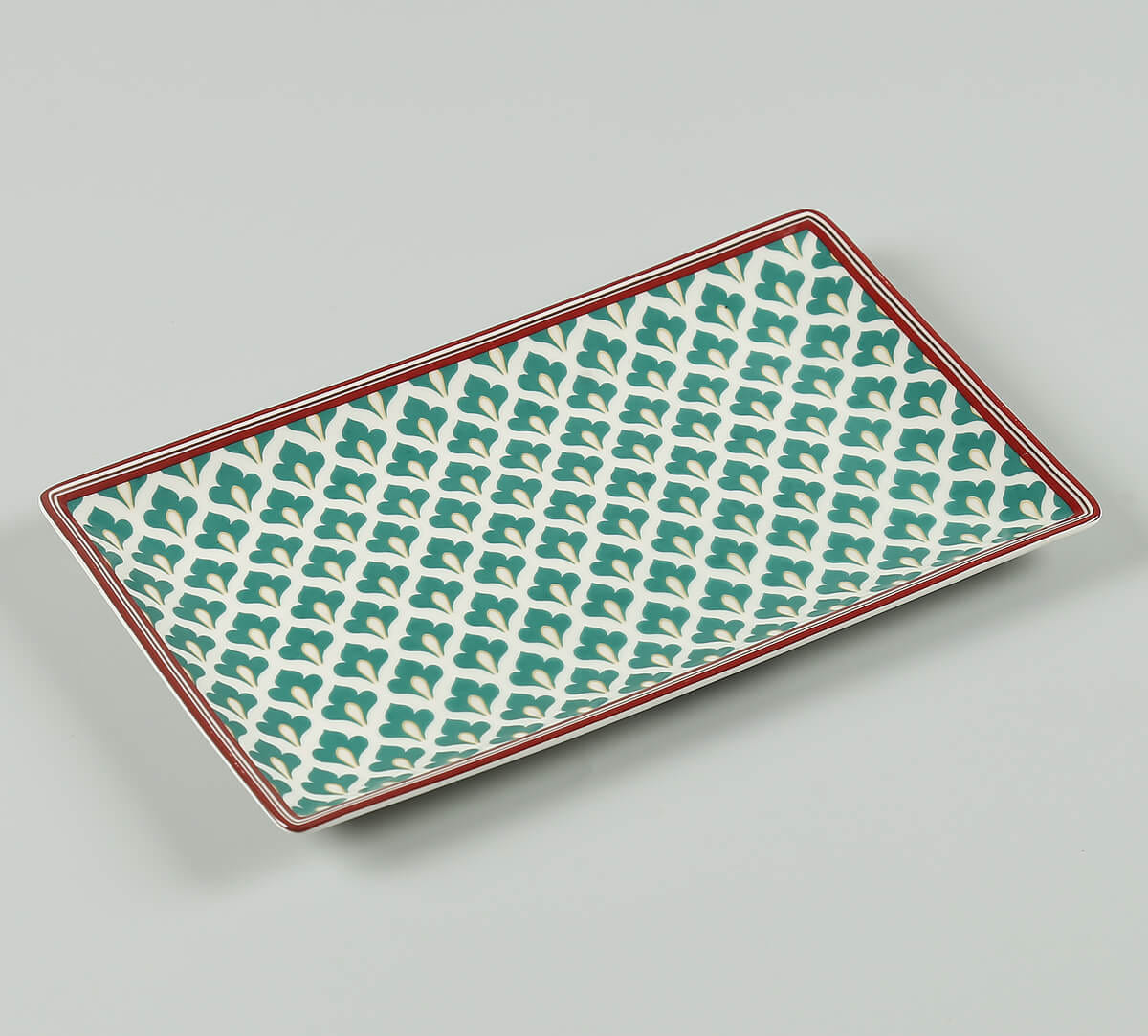 Blooming Dahlia Small Rectangle Platter
