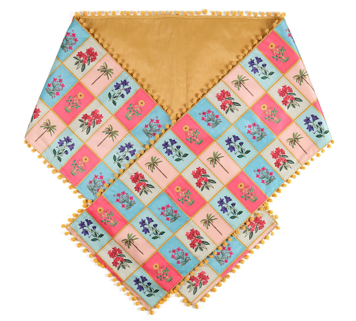 Blossom Treasure Micro Velvet Bed and Table Runner