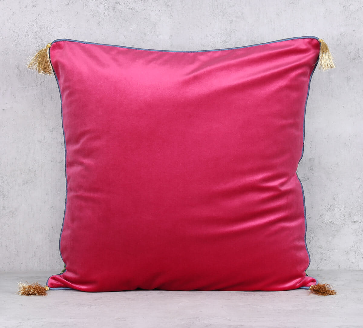 Blush Tassel Cushion Cover