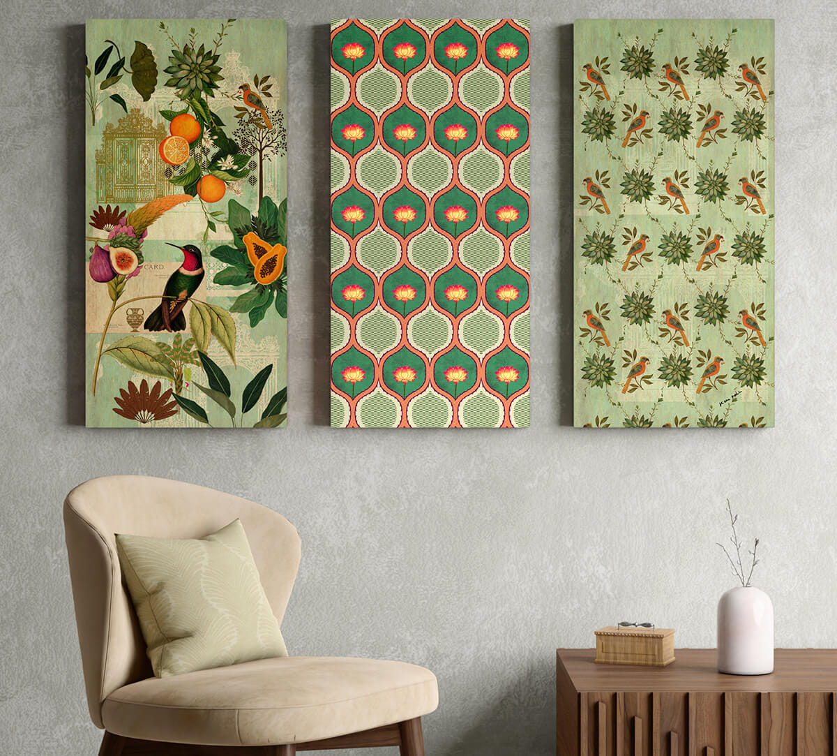 Bohemian Bliss Wall Art Set of 3
