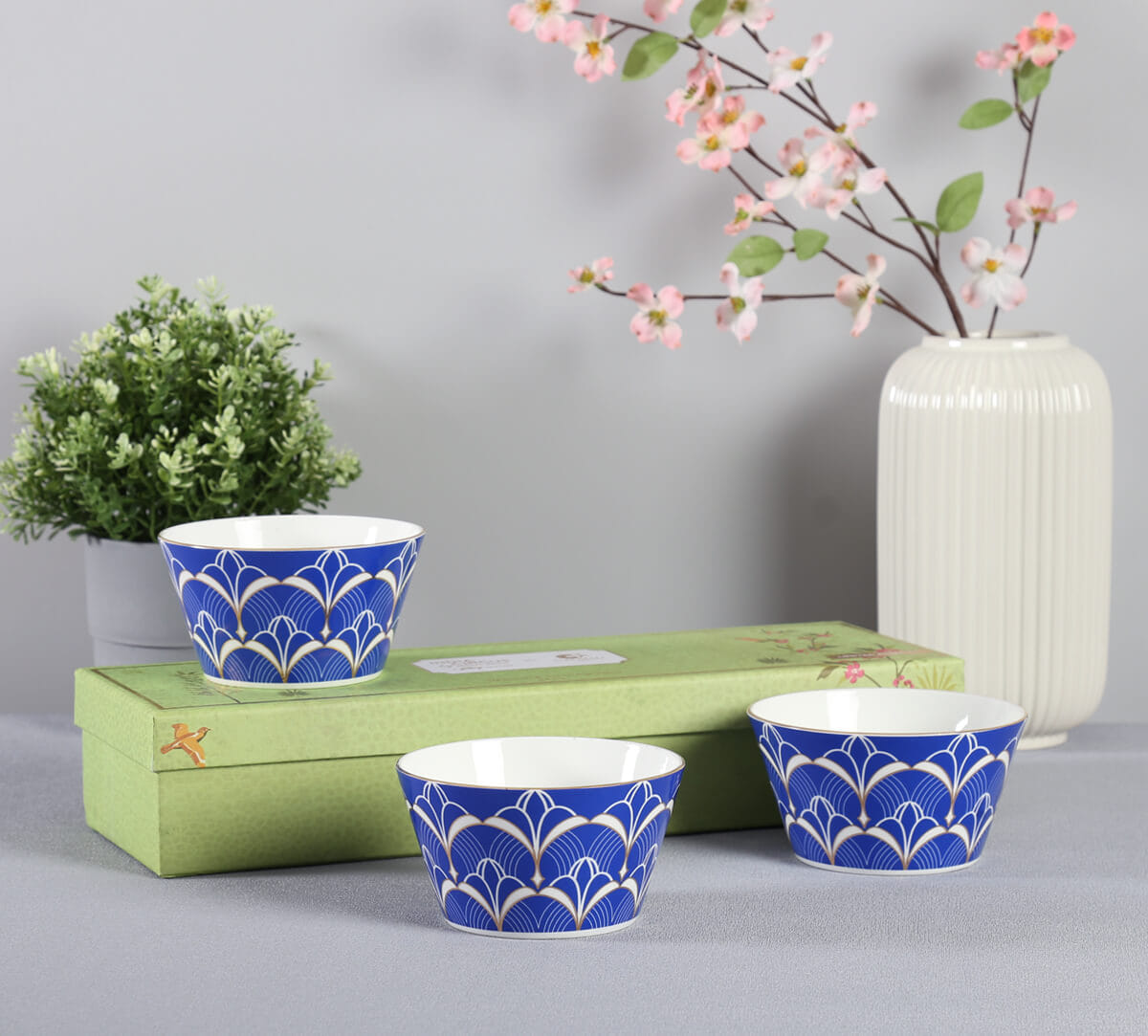 Botanical Elegance Nikko Bowl Set of 3