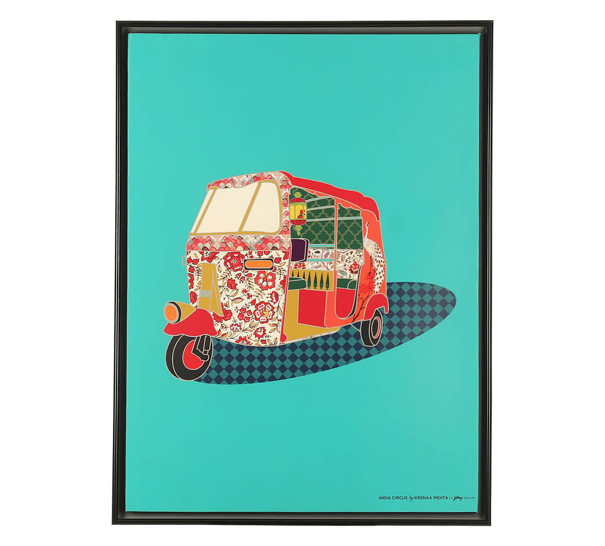 Buggy Array Canvas Framed Wall Art