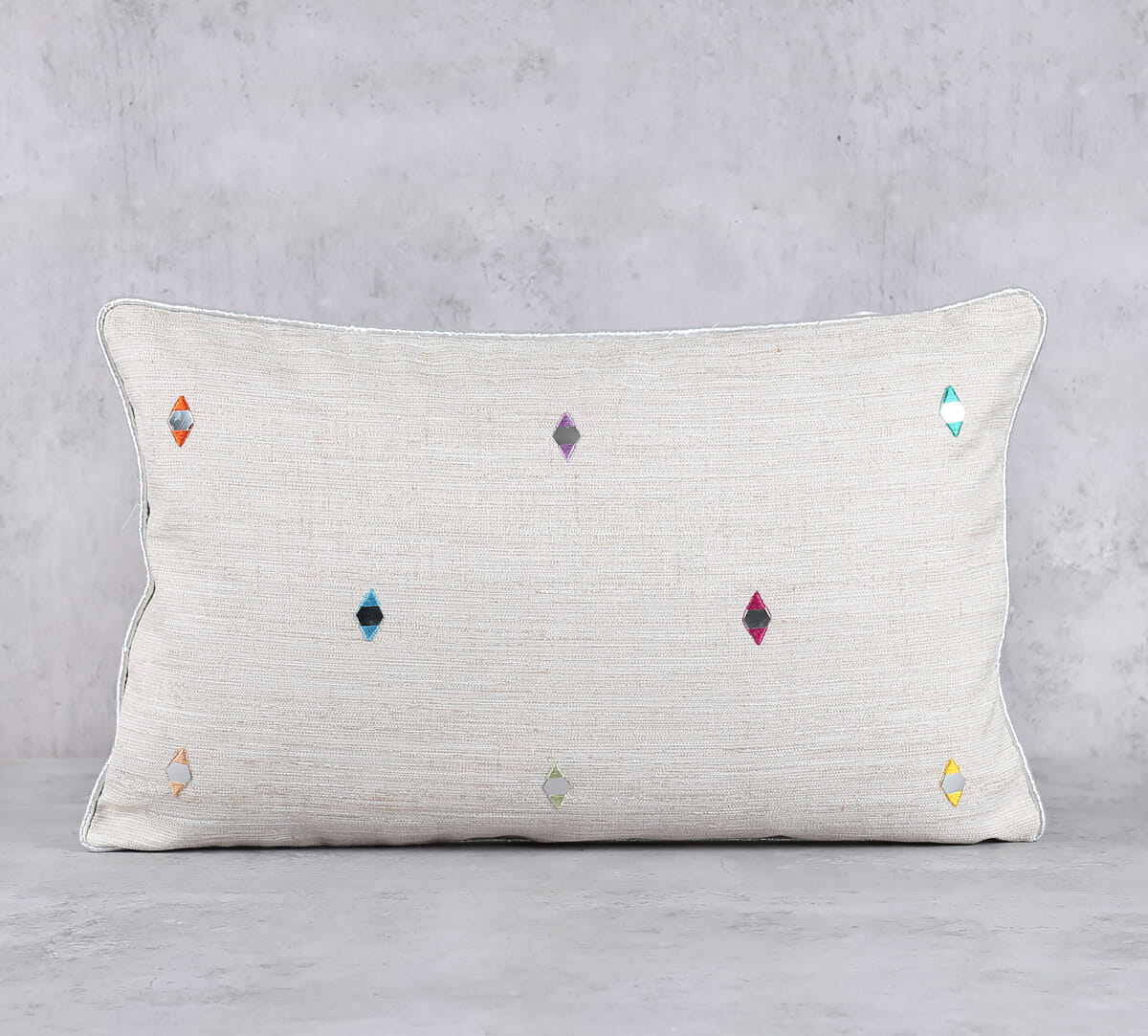 Carbon Metallic Mirrors Cushion Cover