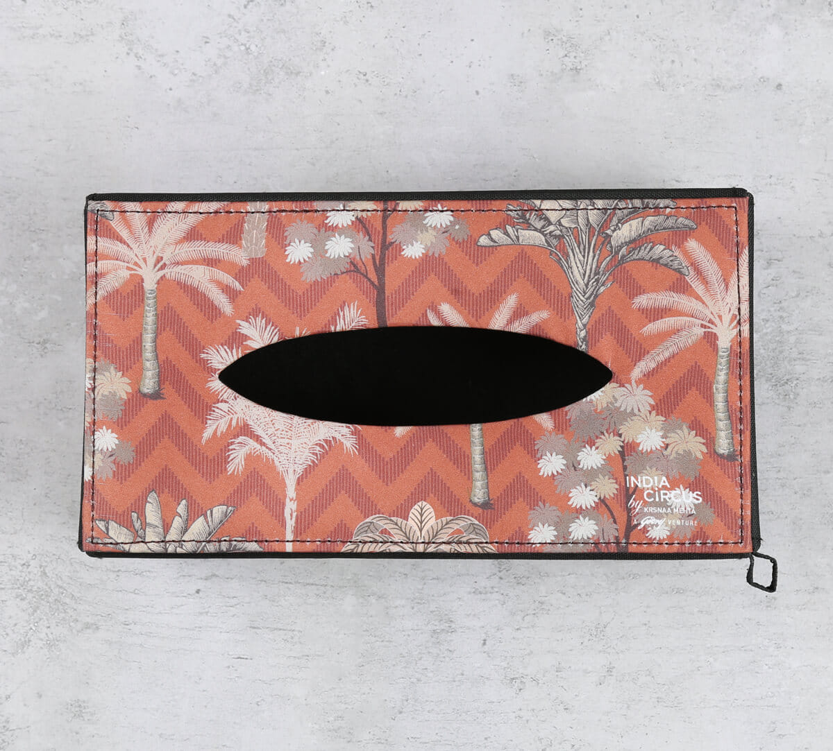 Chevron Cycas Tissue Box Holder