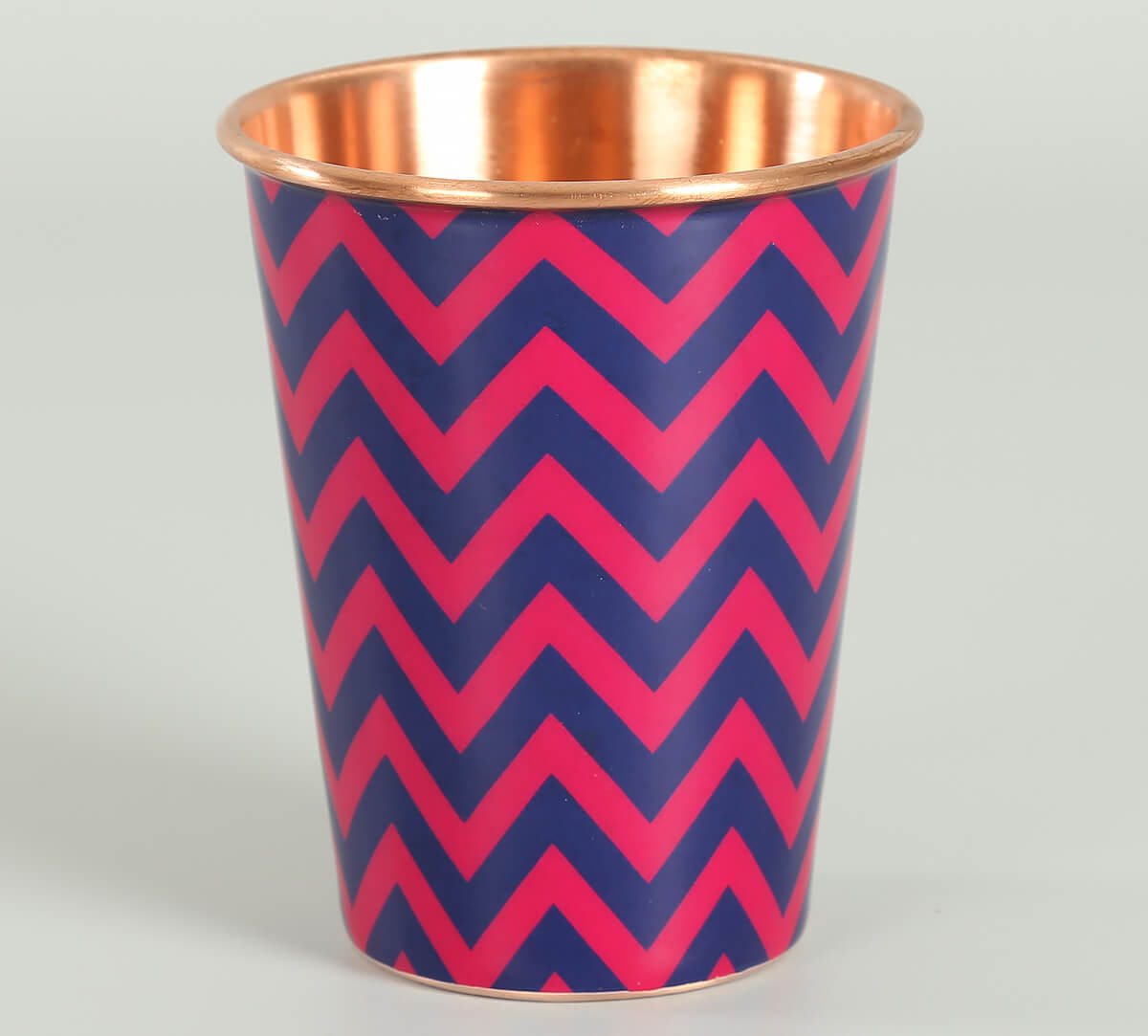 Chevron Melavo Copper Tumbler
