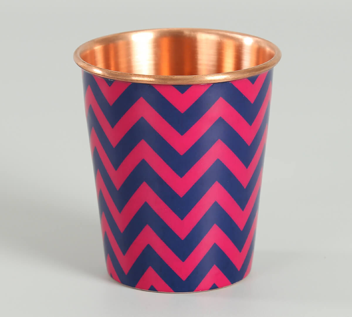 Chevron Melavo Copper Tumbler Small