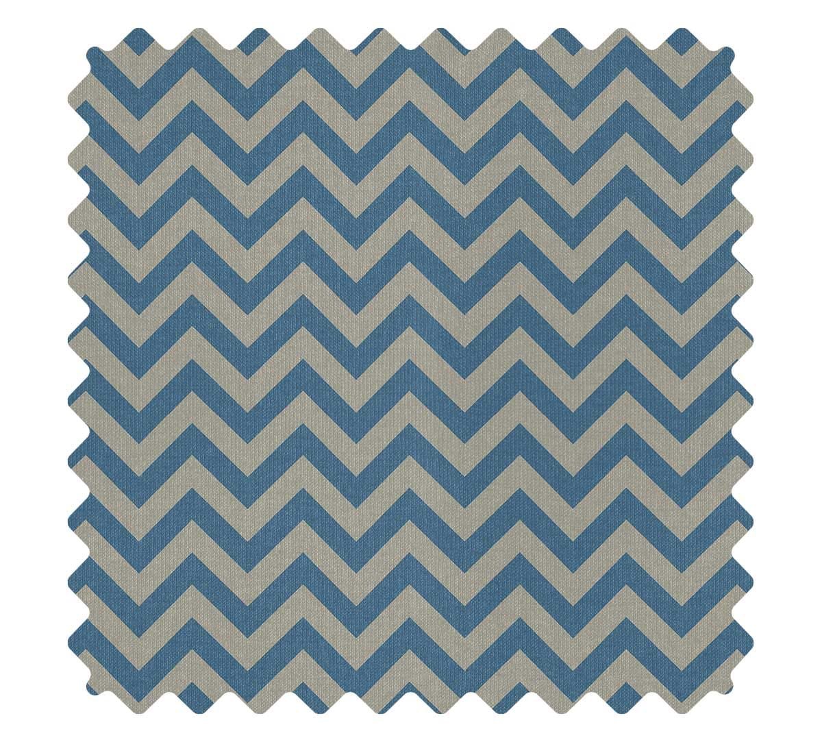 Chevron Melavo Cyan Fabric