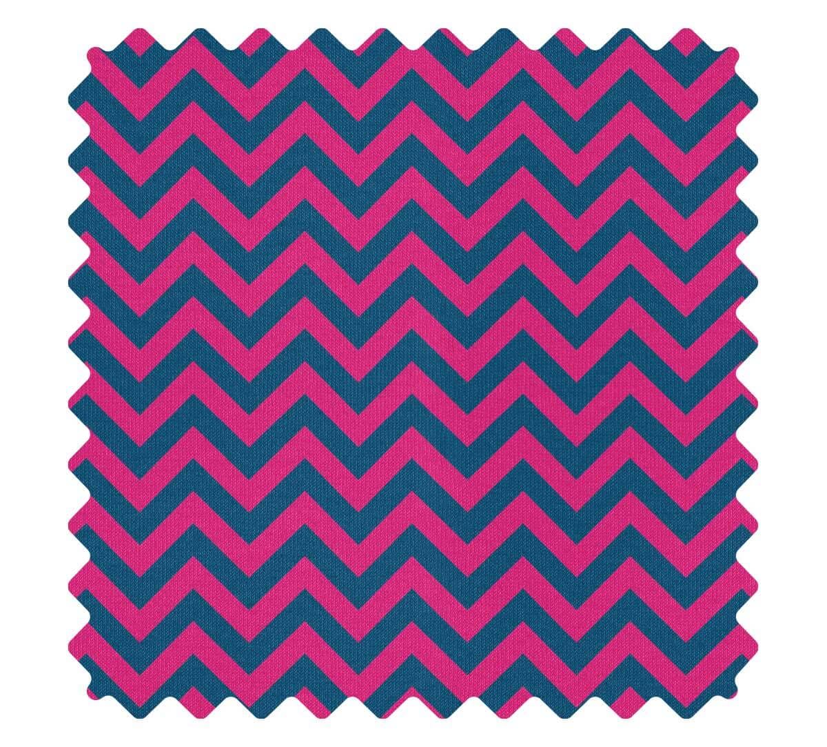 Chevron Melavo Magenta Fabric