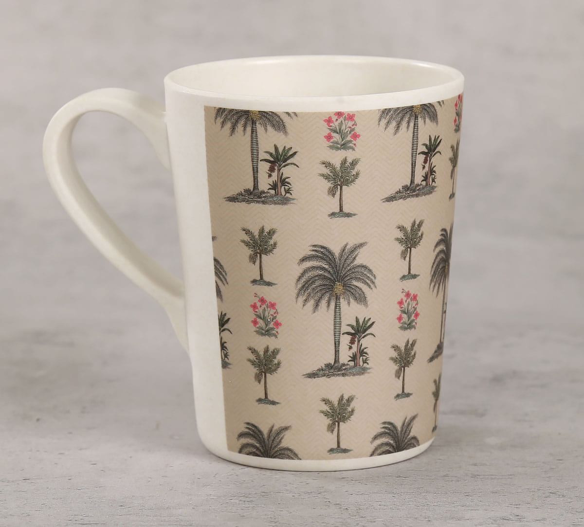 Chevron Palms Bamboo Mug