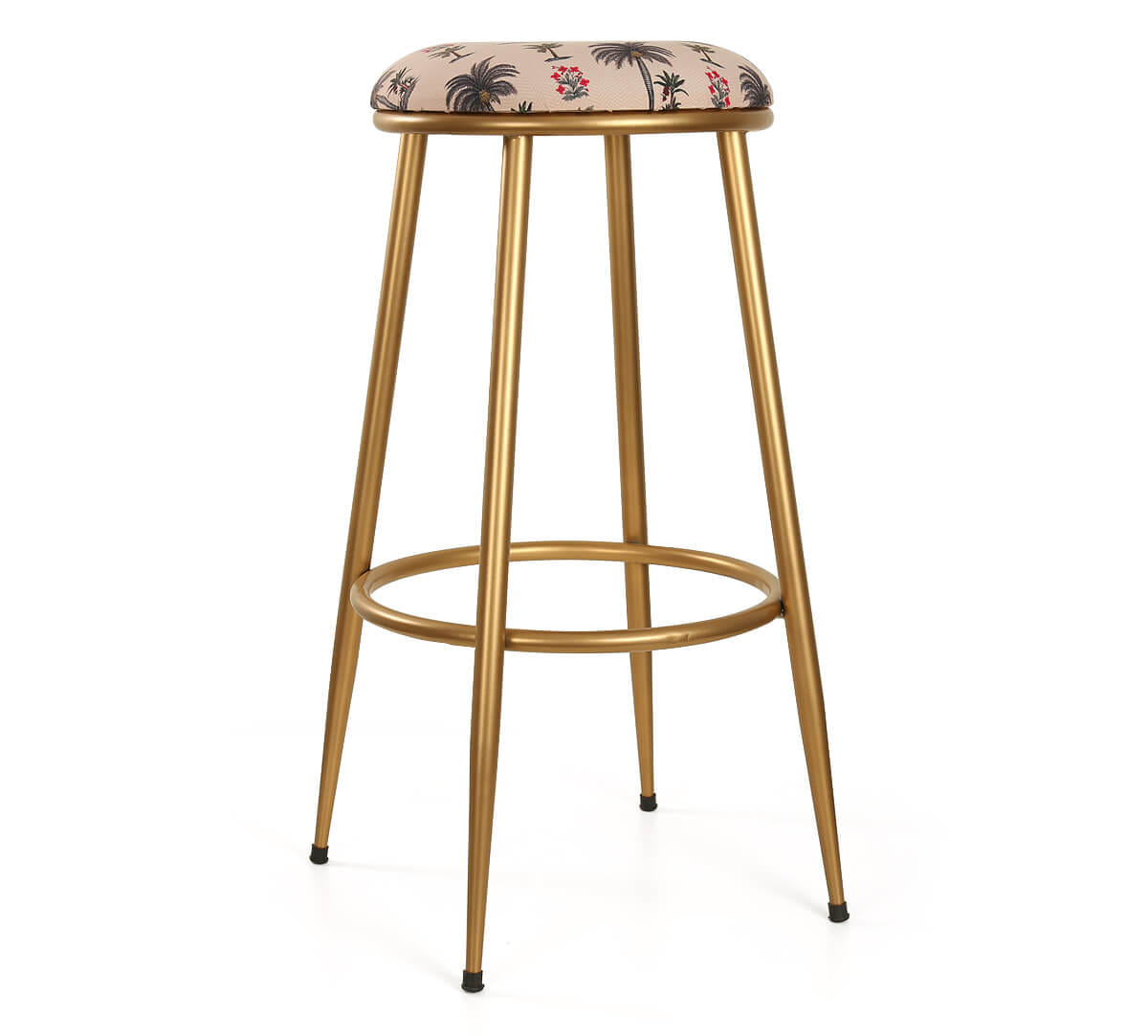 Chevron Palms Stool