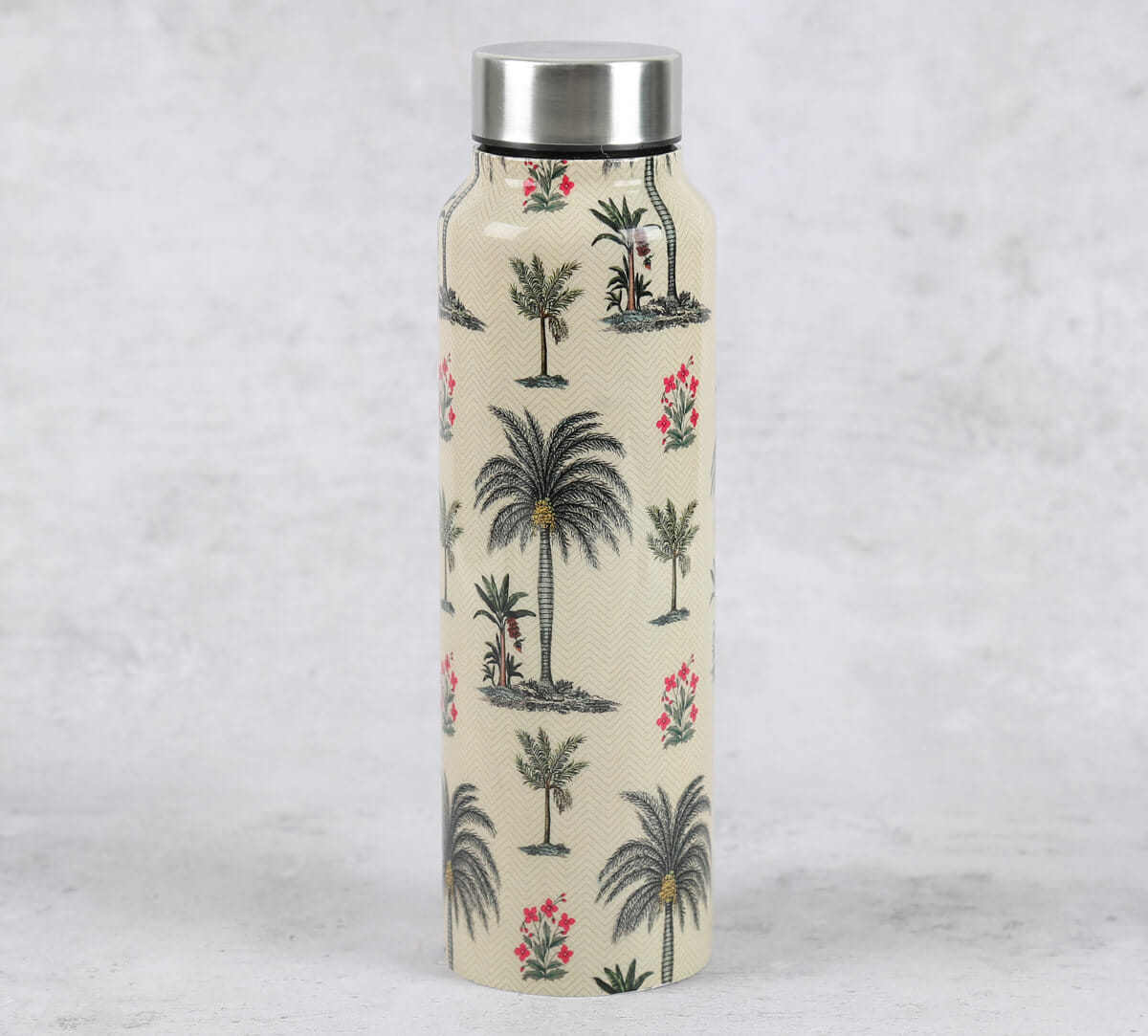 Chevron Palms Big Steel Bottle
