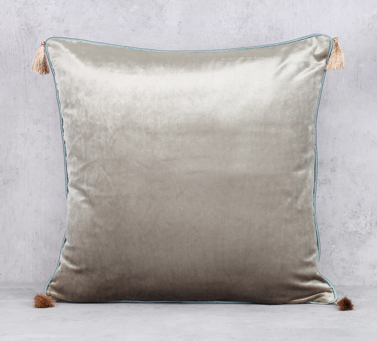 Chocolate Tassel Cushion Cover