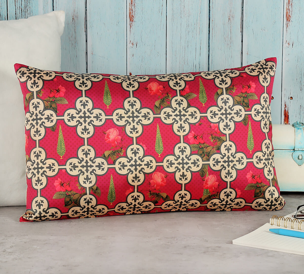 Clover's Knotty Play 12" x 20" Blended Taf Silk Cushion Cover