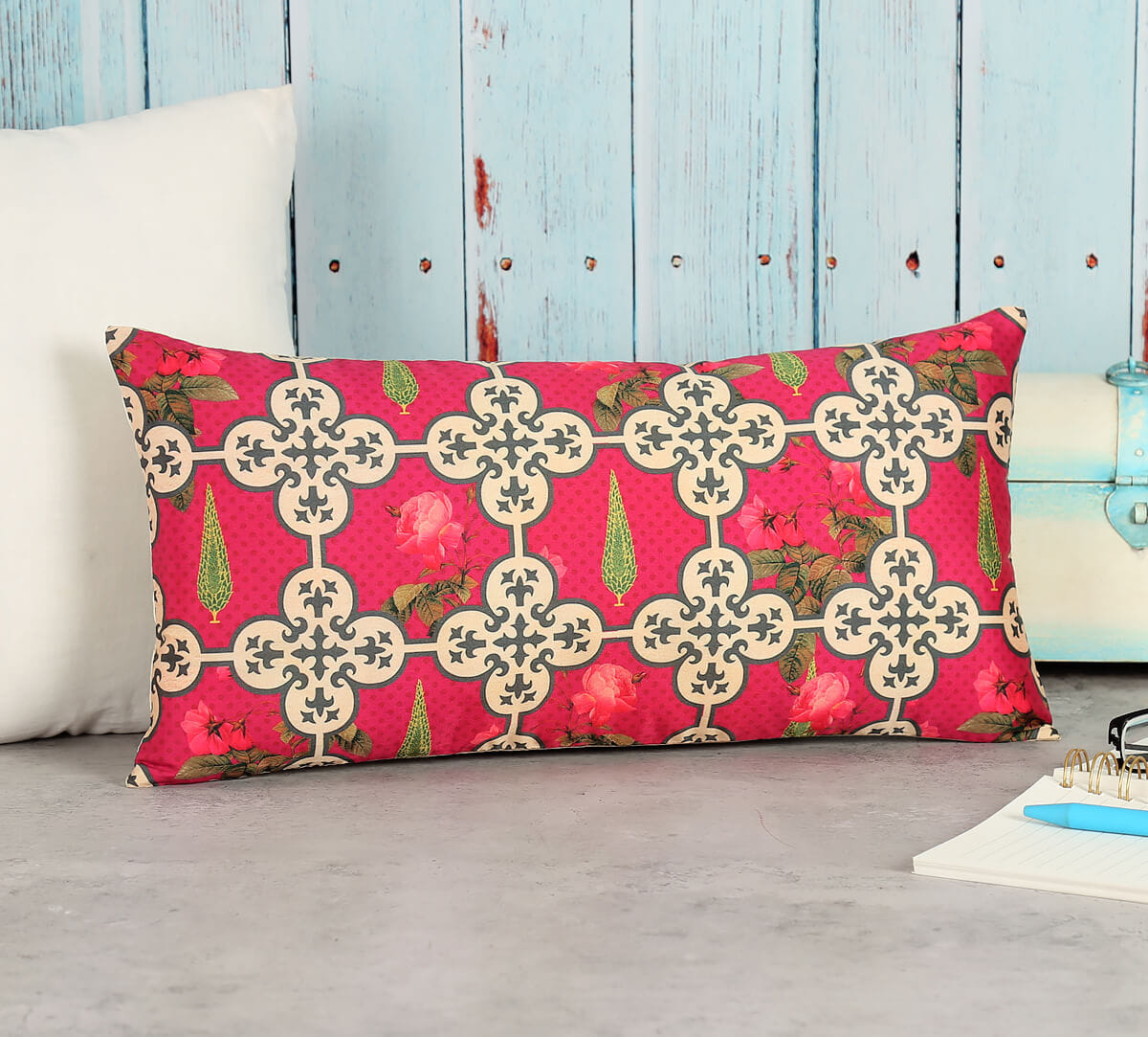 Clover's Knotty Play 8" x 16" Blended Taf Silk Cushion Cover