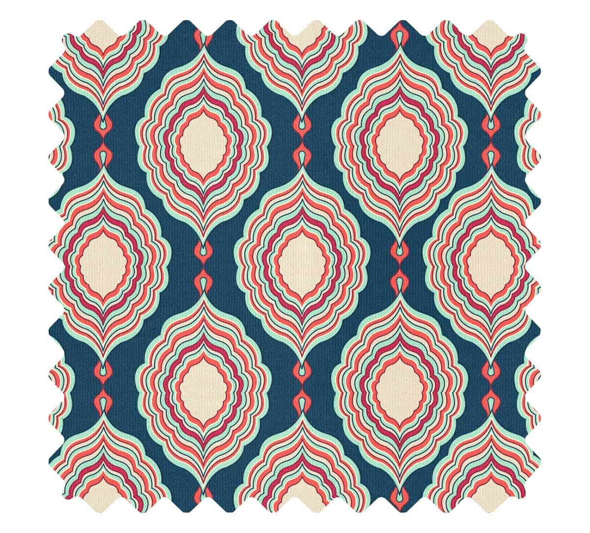Curved Mirror Creeper Fabric
