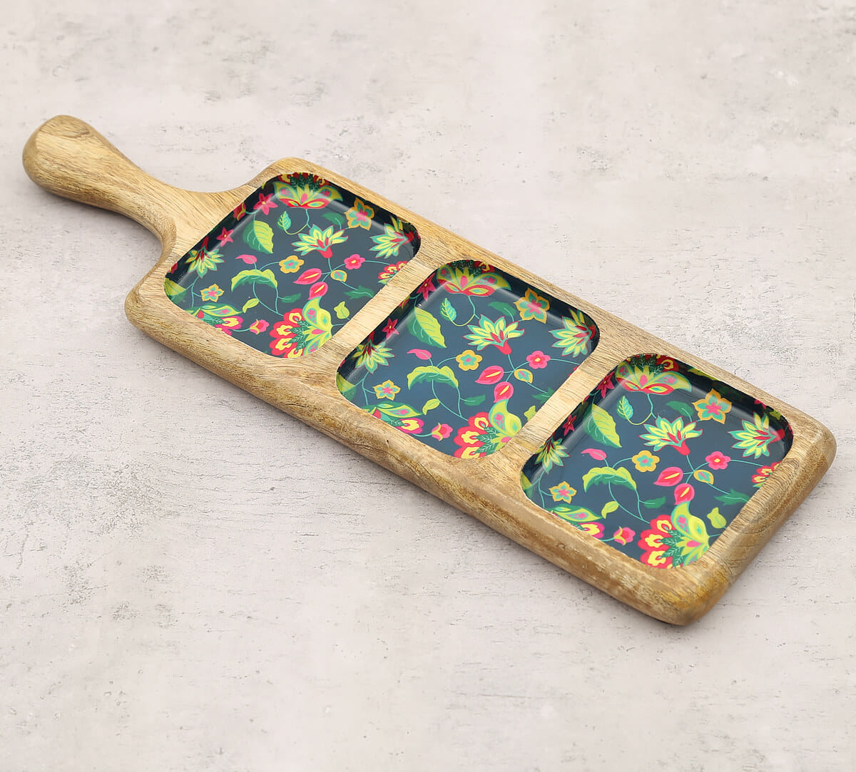 Cyanic Pop Burst Compartment Platter