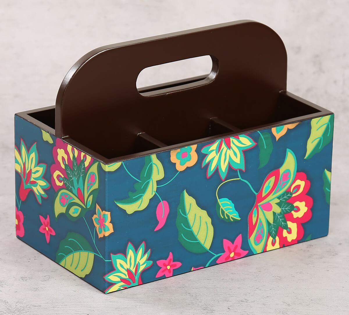 Cyanic Pop Burst Cutlery Holder