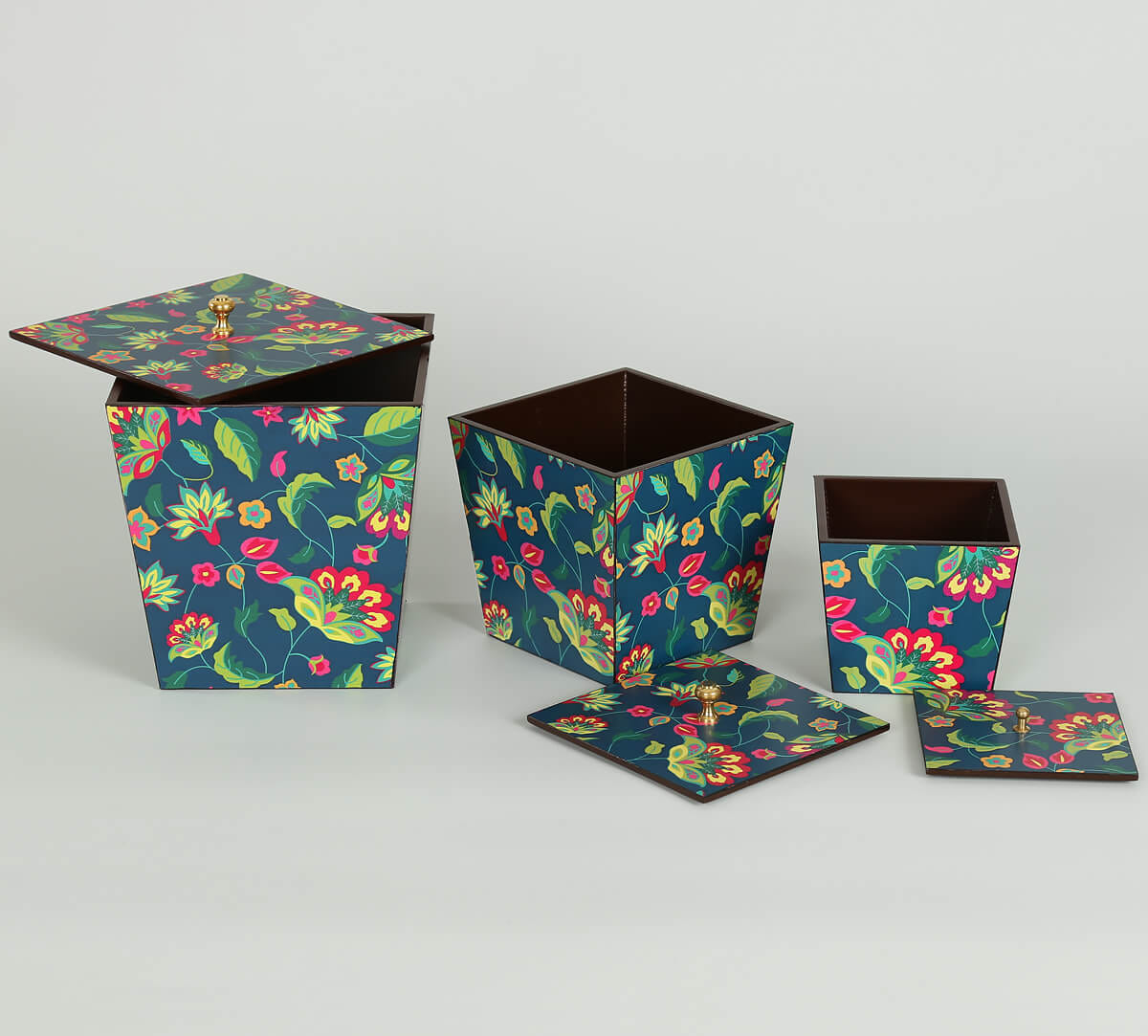 Cyanic Pop Burst Storage Box Set of 3