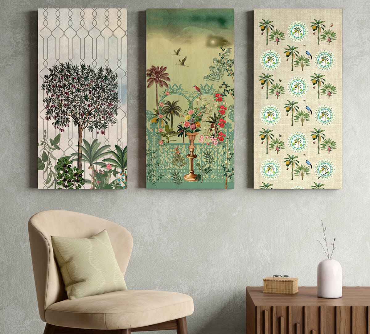 Daisy Bloomington Wall Art Set of 3
