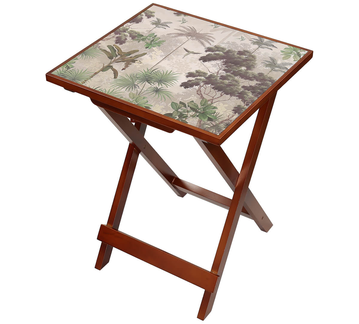 Dance of Frondescence Square Side Table