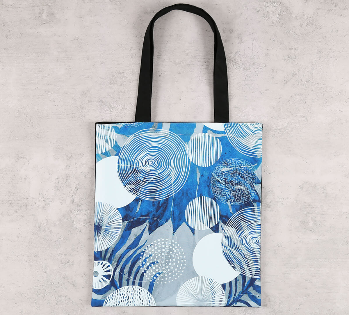 Discoid azure Jhola Bag