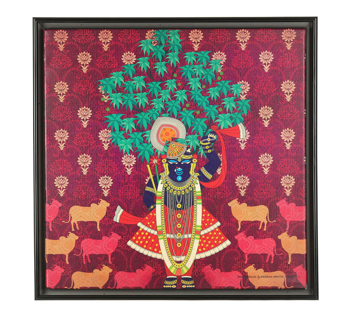 Divine Harmony 16 x 16 Canvas Framed Wall Art