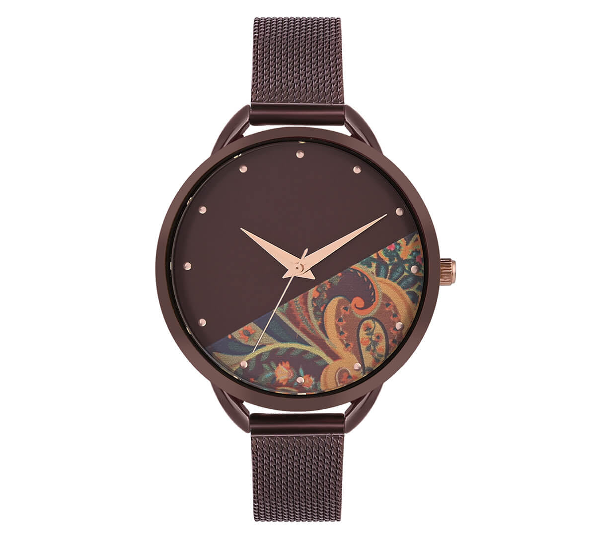 Earthy Brocades Wrist Watch