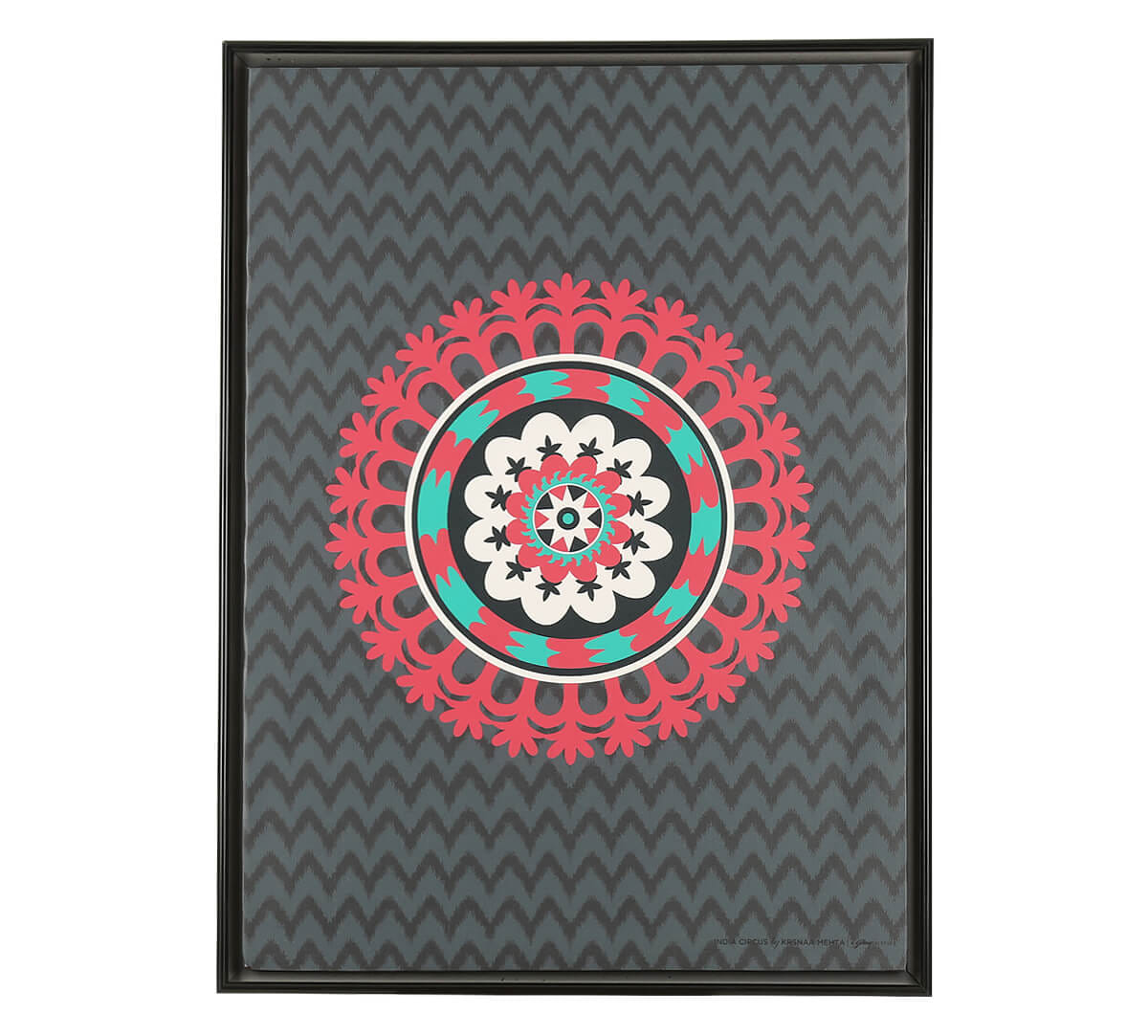Ellipse Framework Canvas Framed Wall Art
