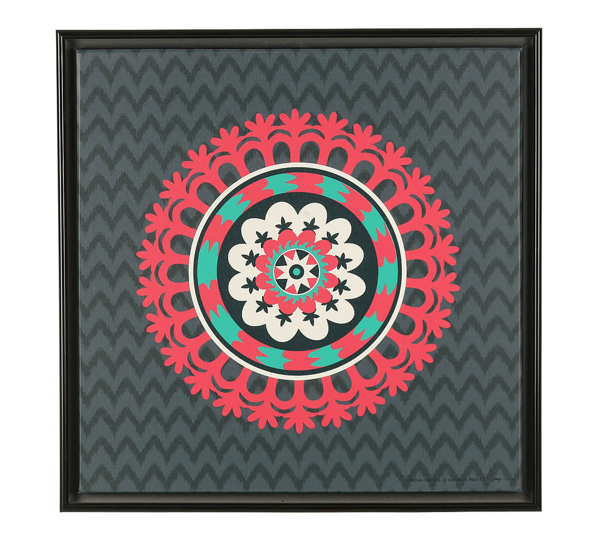 Ellipse Framework 16 x 16 Canvas Framed Wall Art