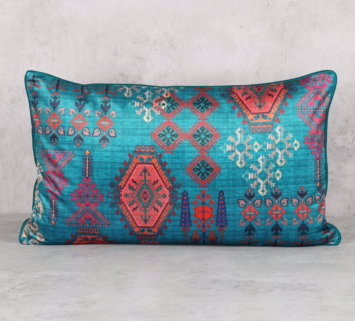 Enchanting Mirage Velvet Rectangle Cushion Cover
