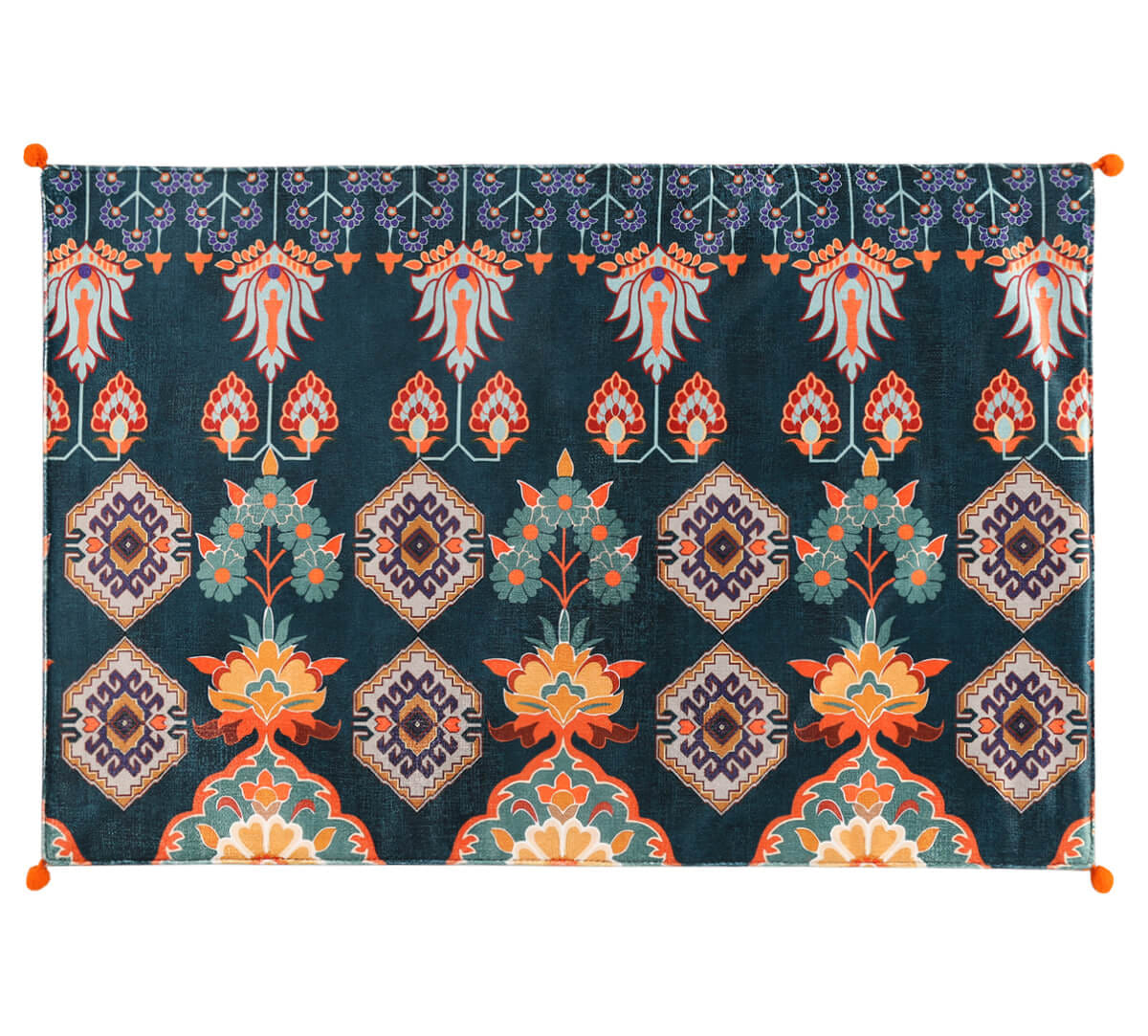 Evergreen Essence Micro Velvet Table Mats Set of 6