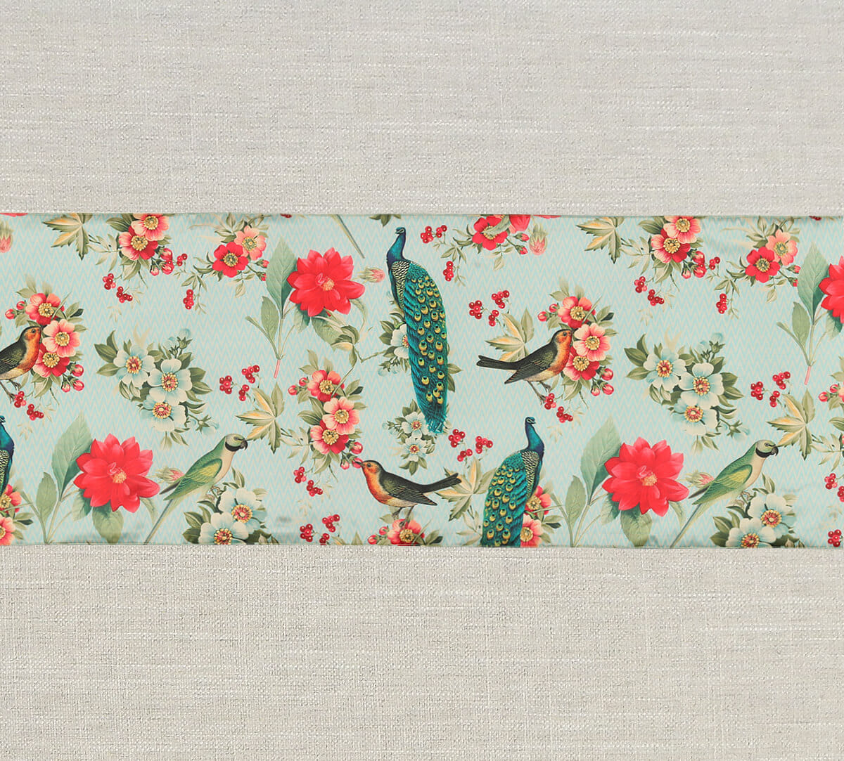 Feathered Garden Bed and Table Runner