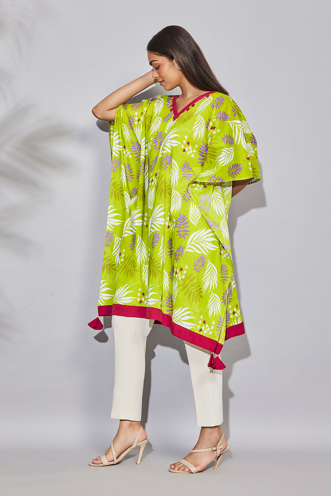 Fern and Flights Kaftan Kurti