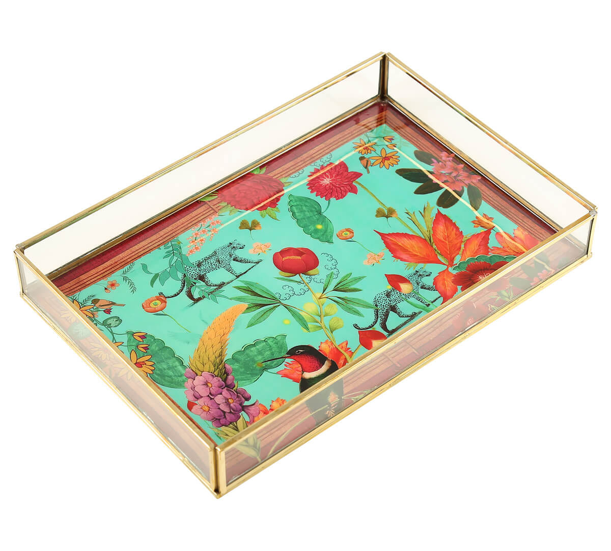 Floral Kingdom Paradise Rectangle Tray