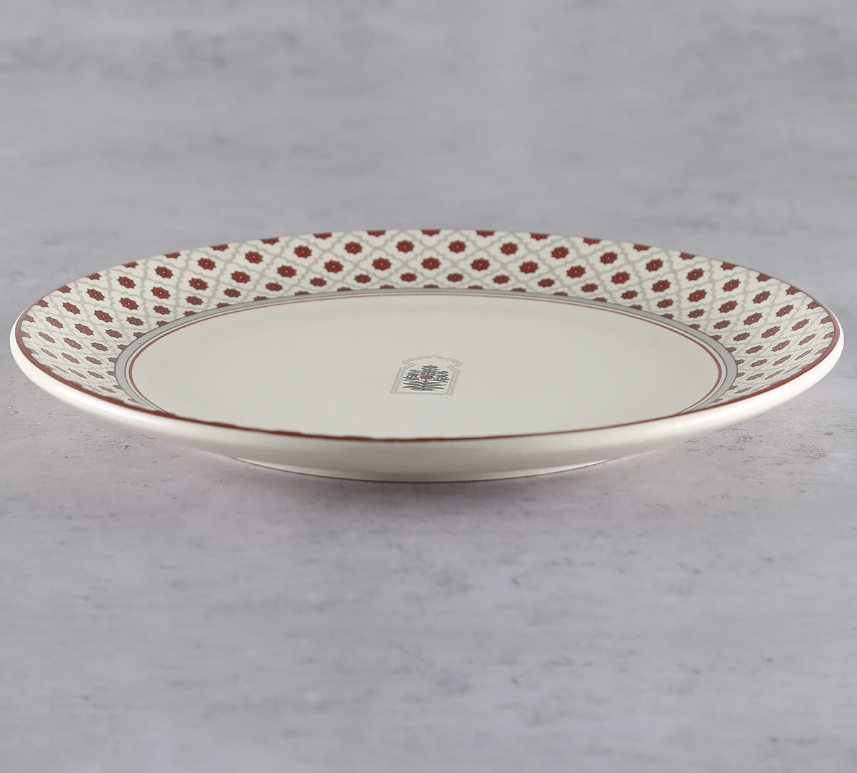 Floral Lattice Dinner Plate