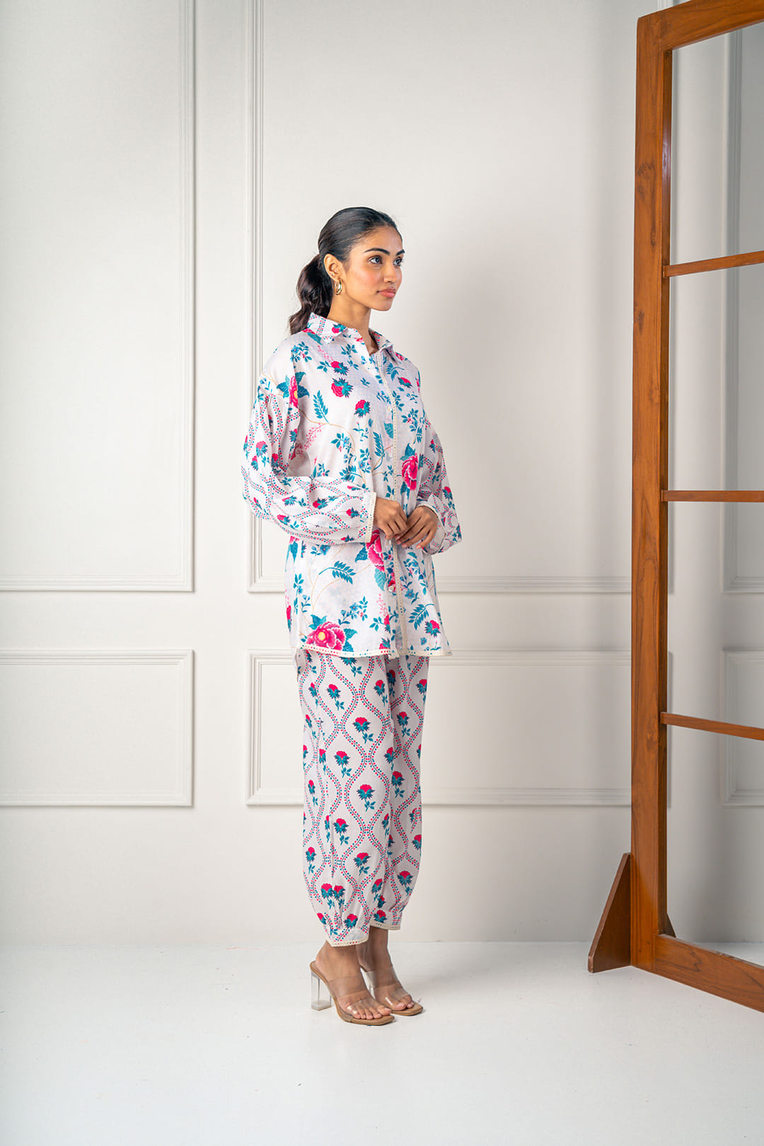 Flowered Flamingo Co-Ord Set