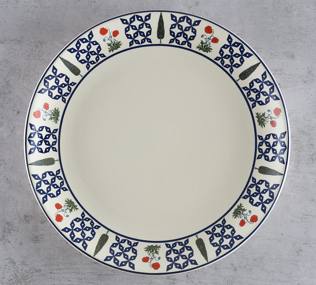 Flowers and Ferns Dinner Plate