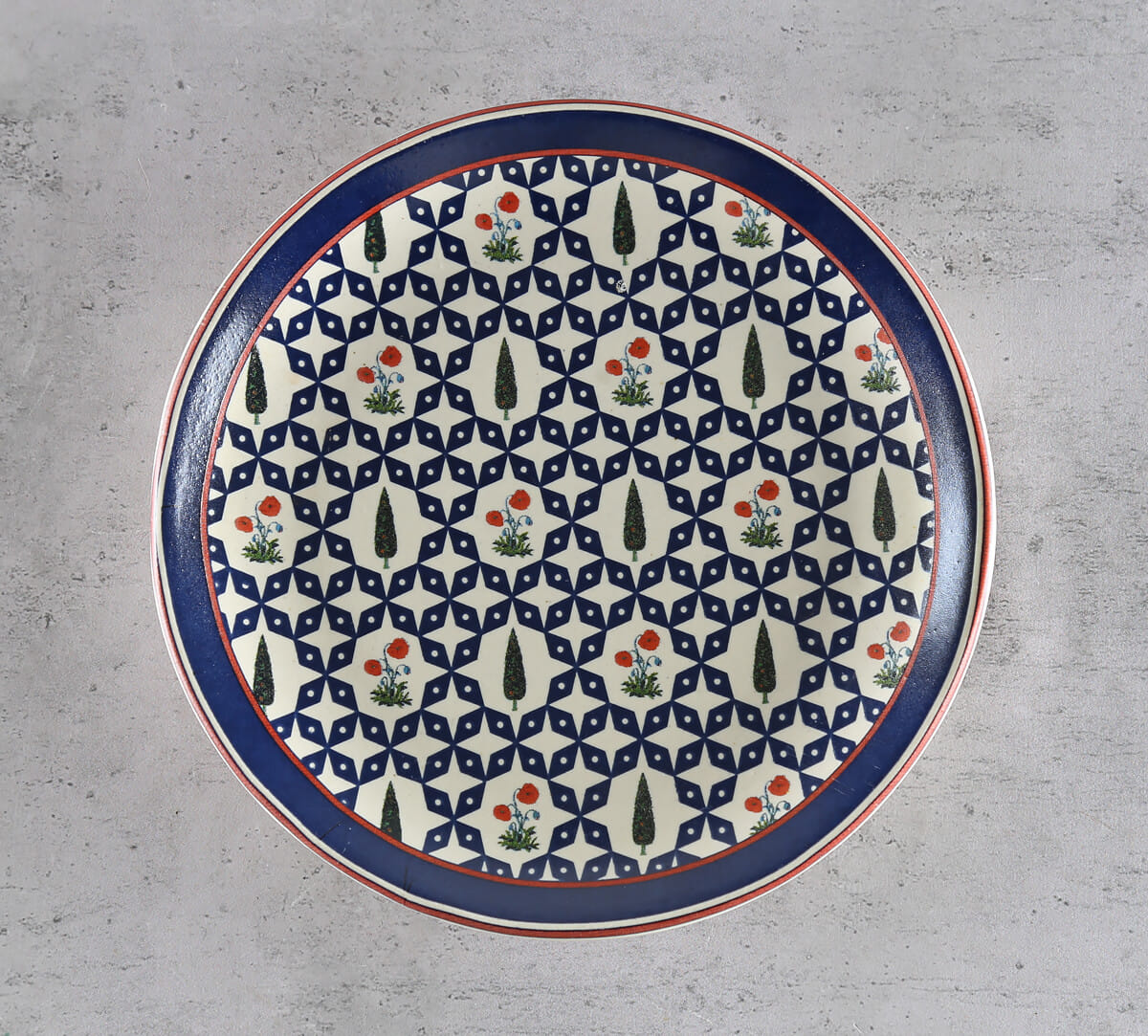 Flowers and Ferns Quarter Plate