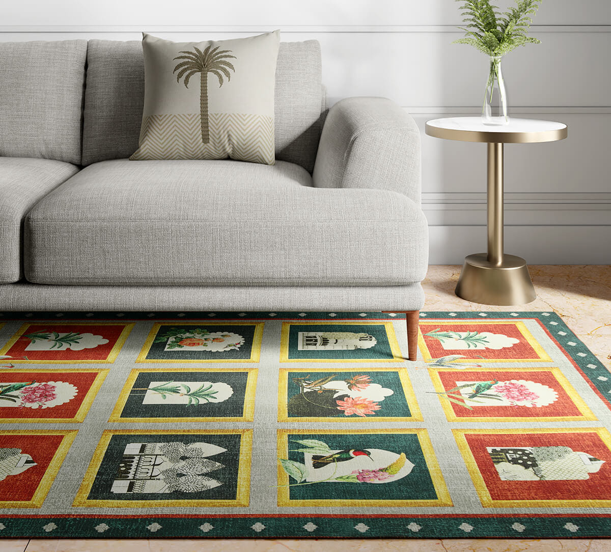 Fluttering Blooms Rug